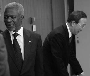 Kofi Annan and Ban Ki-Moon